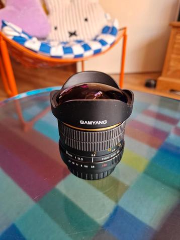 Samyang 8mm Fisheye Lens Canon beschikbaar voor biedingen