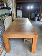 Eettafel eikenhout, Huis en Inrichting, Tafels | Eettafels, Ophalen, Gebruikt, Eikenhout, 200 cm of meer