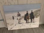 Canvas “Morgenrit langs het strand” van Anton Mauve, Ophalen of Verzenden
