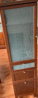 Vitrinekast / kolomkast – glazen plank + 3 lades, Ophalen, Glas, 50 tot 100 cm, Zo goed als nieuw
