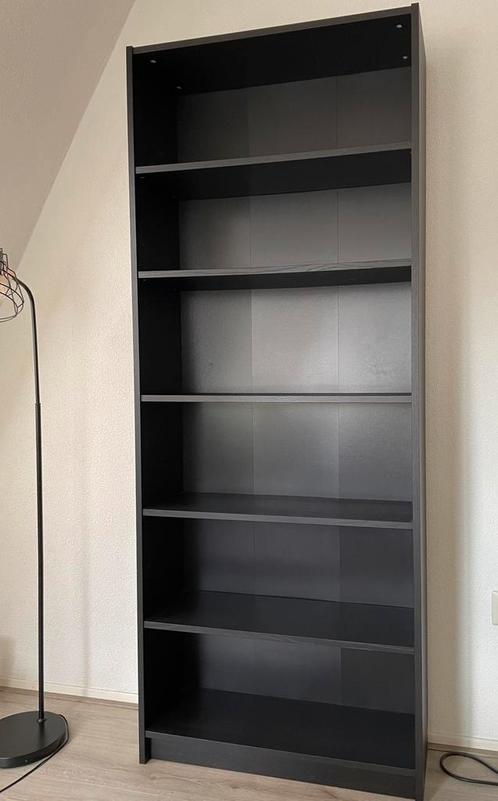 IKEA BILLY zwart, Huis en Inrichting, Kasten | Boekenkasten, Gebruikt, 50 tot 100 cm, 200 cm of meer, 25 tot 50 cm, Ophalen of Verzenden