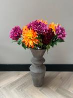 Zijde boeket roze, oranje, rood - excl. vaas, Ophalen, Nieuw, Binnen