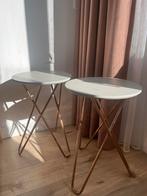 Bijzettafels van Made, Huis en Inrichting, Tafels | Bijzettafels, Minder dan 55 cm, Rond, Zo goed als nieuw, Ophalen