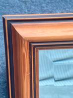 Art deco spiegel met facetglas, Ophalen of Verzenden, Zo goed als nieuw, Minder dan 100 cm, Rechthoekig