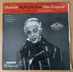 Highlights From 'Don Pasquale - Rizzoli/ Capecchi/ Valdengo, Cd's en Dvd's, Vinyl | Klassiek, 10 inch, Ophalen of Verzenden, Opera of Operette