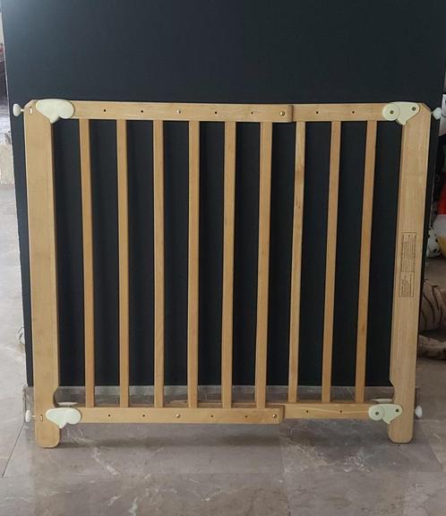 Indowoods houten traphekje, Kinderen en Baby's, Traphekjes, Zo goed als nieuw, Klemhekje, Hout, 100 tot 115 cm, Ophalen