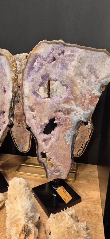 Grote roze amethist op standaard XL 59 cm beschikbaar voor biedingen