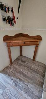 Leuk houten hoekkastje, Ophalen