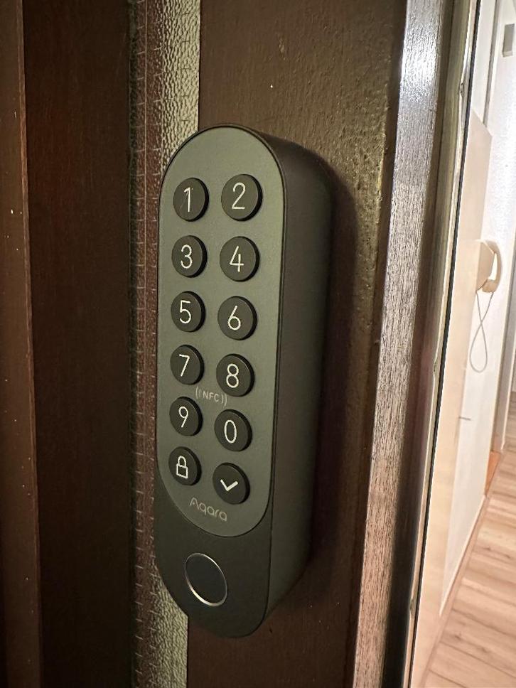 Aqara u200 smart lock met cylinders, Doe-het-zelf en Verbouw, Hang- en Sluitwerk, Zo goed als nieuw, Slot, Rvs, Ophalen of Verzenden