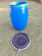 Blauwe Ton, Plastic Vat. 70cm hoog - 45cm diameter, Ophalen, Gebruikt