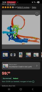 Hot Wheels Stuntbanen Crash in de Lucht, Racen en Vliegen, Ophalen of Verzenden, Zo goed als nieuw, Overige modellen