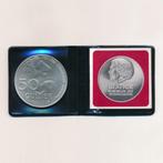 50 Gulden 1982 unc, Postzegels en Munten, Munten | Nederland, Koningin Beatrix, Zilver, Ophalen of Verzenden, Losse munt