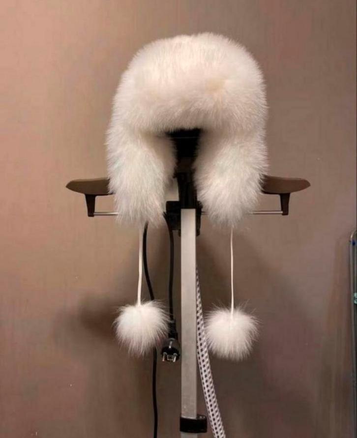 Poolvos vossen bont muts, Kleding | Dames, Hoeden en Petten, Zo goed als nieuw, One size fits all, Ophalen of Verzenden