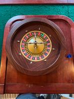 Oude Roulette Tafel met Fiches (zonder balletje), Vijf spelers of meer, Ophalen of Verzenden, Gebruikt