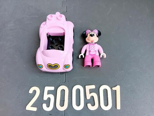 Lego Duplo - Minnie Mouse met auto, Kinderen en Baby's, Speelgoed | Duplo en Lego, Gebruikt, Duplo, Ophalen of Verzenden
