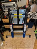 Aldorr Telescoopladder 3,80m - Nieuwstaat!, Doe-het-zelf en Verbouw, Ladders en Trappen, Ophalen, Zo goed als nieuw, Ladder, Opvouwbaar of Inschuifbaar