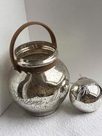 Rivièra Maison Windlicht bolvormig met handvat en kerstbal., Huis en Inrichting, Ophalen of Verzenden, Zo goed als nieuw, Overige materialen