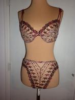 Bh-setje maat 85C slip XL, Kleding | Dames, Ondergoed en Lingerie, Verzenden, Paars, Setje