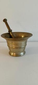 Oude Vijzel met Stamper - Brons, Antiek en Kunst, Ophalen of Verzenden