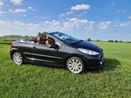 Peugeot 207CC 1.6 VTI Cabrio 88KW AUTOMAAT  2007 Zwart Metal, 74 €/maand, 4 cilinders, Cabriolet, 4 stoelen