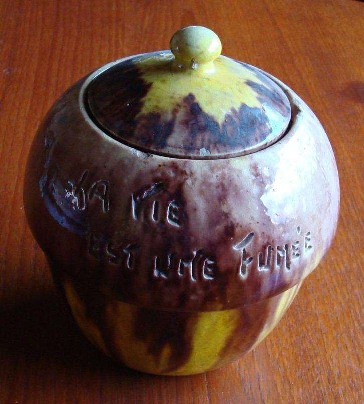 Vlaams Aardewerk Tabakspot, Antiek en Kunst, Antiek | Keramiek en Aardewerk, Ophalen of Verzenden