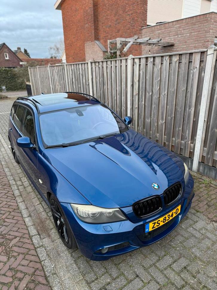 BMW 3-Serie 3.0 I 325 Touring AUT 2008 Blauw, Auto's, BMW, Particulier, 3-Serie, ABS, Adaptieve lichten, Adaptive Cruise Control