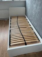 Een persoon bed, 90 cm, Eenpersoons, Wit, Ophalen of Verzenden