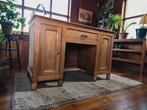 vintage houten bureau / schrijftafel, Ophalen, Gebruikt