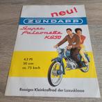 Zundapp Folder 1961/62 Type 510 Super falconette KS50  Duits, Verzenden, Gebruikt