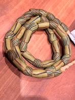 Groene Krobo kralen ketting, Ophalen of Verzenden, Zo goed als nieuw, Groen, Kunststof