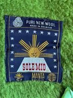 Wollen Sole Mio deken, 175 x 225 cm, groen, Eenpersoons, Ophalen of Verzenden, Groen, Deken of Dekbed