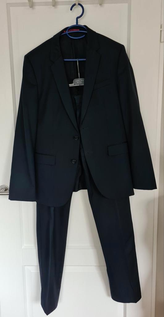 Prachtig 2-delig wollen donkerblauw kostuum  Hugo Boss, 48, Kleding | Heren, Trouwkleding en Trouwaccessoires, Zo goed als nieuw