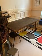 Kurken bureau op schragen van Ikea — Sinnerlig, Huis en Inrichting, Ophalen, Gebruikt, Bureau