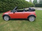 Mini 1.6 16V ONE Cabrio 2006 Rood, Auto's, Mini, Stof, Zwart, 4 cilinders, Cabriolet