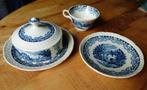 botervloot en kop en schotel van boerenhoeve, Antiek en Kunst, Antiek | Servies los, Ophalen