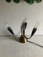 Vintage sputnik spider plafondlamp met 3 armen messing, Ophalen of Verzenden, Gebruikt