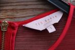 Jurk rood Ted baker mt 1 (S) Vaste prijs, Ophalen of Verzenden, Zo goed als nieuw, Knielengte, Maat 36 (S)