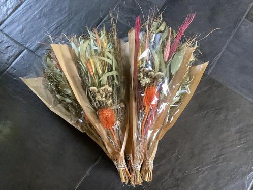 NIEUW 5 boeketten met droogbloemen en grassen, Huis en Inrichting, Woonaccessoires | Droogbloemen, Nieuw, Ophalen of Verzenden