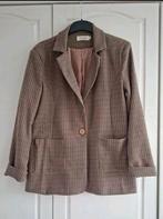 Nieuw! BijKeesje geruite blazer maat M, Maat 38/40 (M), Bruin, Zo goed als nieuw, Jasje