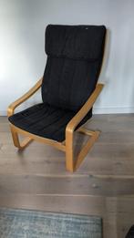 poang stoel, Huis en Inrichting, Fauteuils, Ophalen, Hout, Gebruikt, 75 tot 100 cm