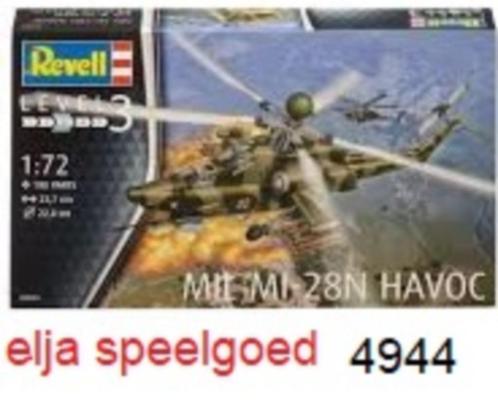 Revell MILL MI-28N HAVOC 1:72 4944 Helikopter modelbouw, Hobby en Vrije tijd, Modelbouw | Vliegtuigen en Helikopters, Nieuw, 1:72 tot 1:144
