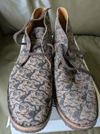 Vintage Kenzo nubbik leren schoenen met logo print maat 44, Kenzo, Zwart, Ophalen of Verzenden, Gedragen