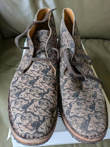Vintage Kenzo nubbik leren schoenen met logo print maat 44 beschikbaar voor biedingen