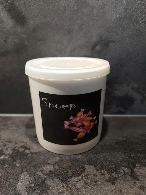 Voorraadpot Snoep met Krijtbord ZGAN!!!, Huis en Inrichting, Keuken | Keukenbenodigdheden, Zo goed als nieuw, Ophalen of Verzenden