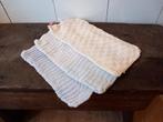antieke gehaakte washandjes, wit lichtblauw brocante, Frans, Ophalen