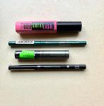 Mascara zwart * Eyeliner groen * 2 oogpotloden groen 💅, Ogen, Zwart, Nieuw, Ophalen of Verzenden