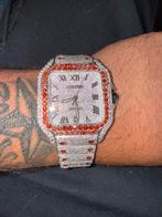 Cartier Santos ‘Garnet’ red ‘ zeldzame kleur, Ophalen of Verzenden, Nieuw, Rood, IOS