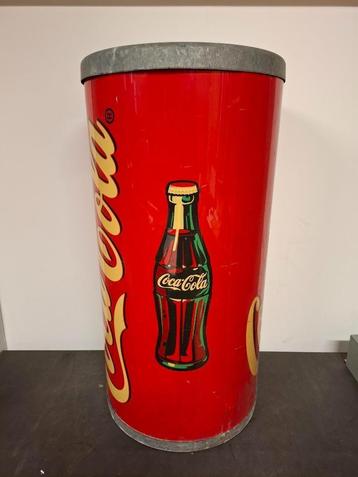 Vintage Coca Cola vuilnisemmer beschikbaar voor biedingen