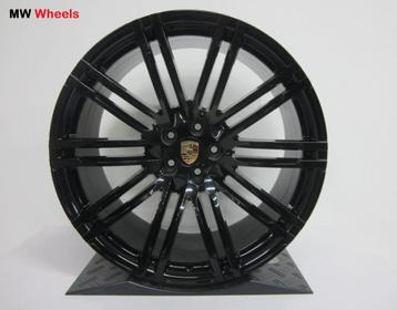 Originele Porsche Cayenne Turbo III 21 inch velgen HG zwart  beschikbaar voor biedingen
