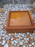 watertafel met stenen zgan van cortenstaal, Ophalen, Zo goed als nieuw, Overige materialen, Waterornament